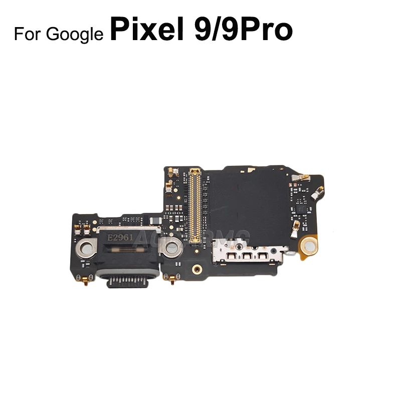 Aocarmo For Google Pixel 9 9Pro 10Pro 10 Pro XL Charging Port Charger Dock Sim Card Reader Flex Cable Repair