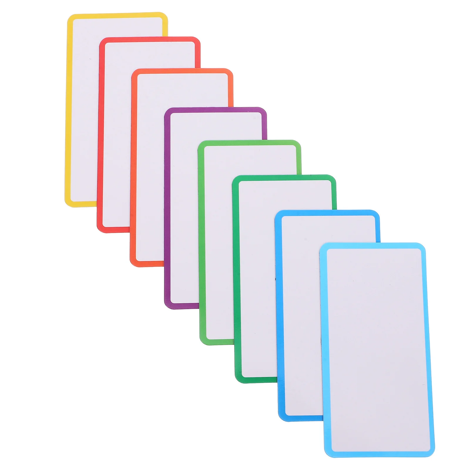 

48Pcs Magnetic Labels Dry Erase Reusable Name Tags for Office Home Whiteboard Cabinet Fridge Storage Bin Name Tags Stickers