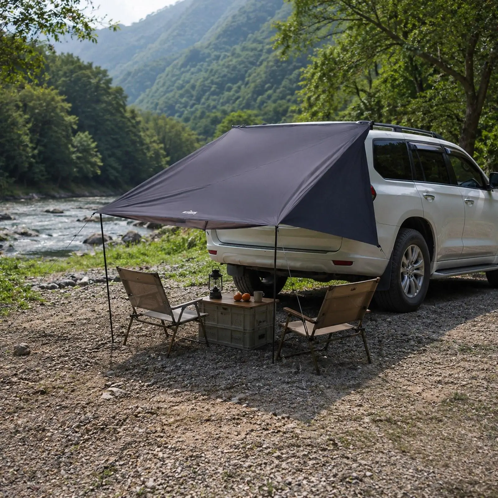 Multi-Fit Car Side Awning Tent 6