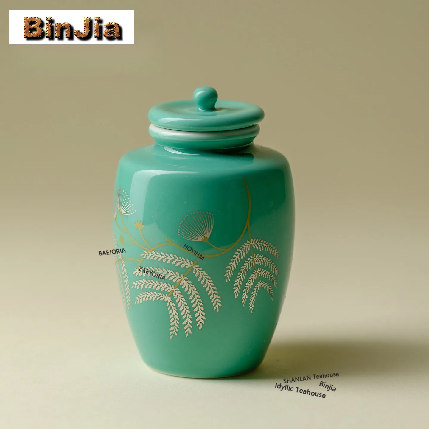 BAEJORIA Viridis Silver Colored Fish Tea Box Organizer Moisture-proof Boutique Storage Tank Containers Tea Caddy Drinkware Gifts