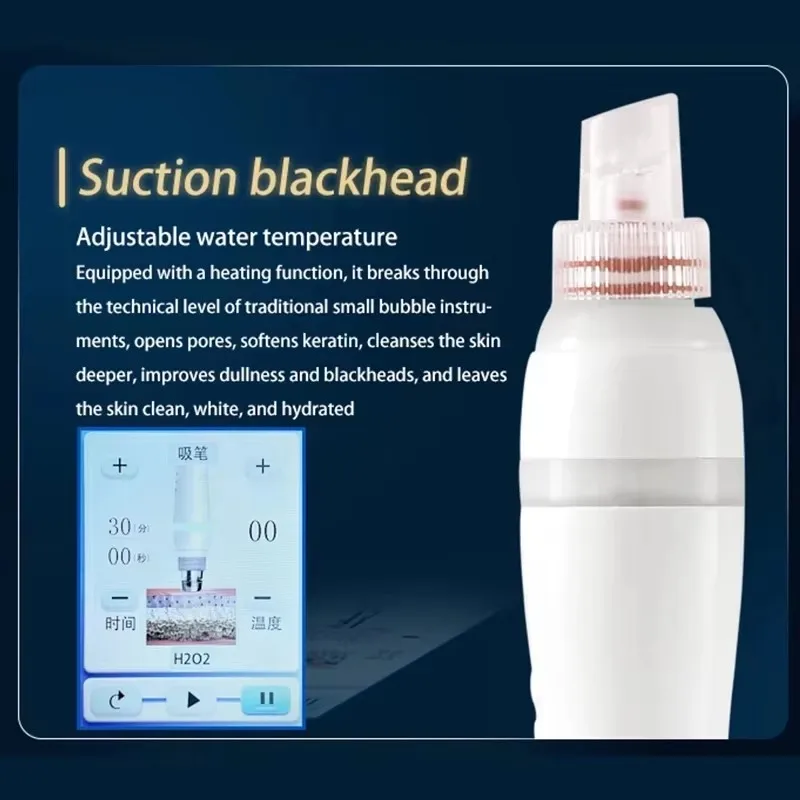 Small bubble beauty device suction blackhead plasma introduction for lifting and tightening