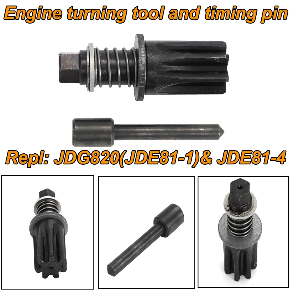 

Engine turning tool and timing pin For John Deere 4045 engine JDG820 or JDE81-1