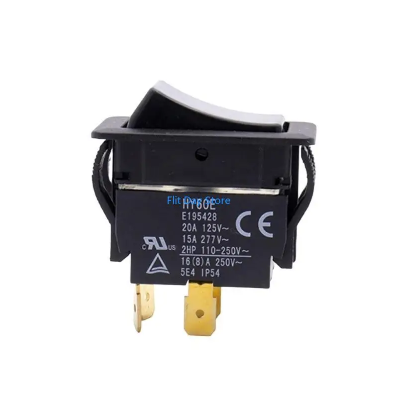 F92C 110-250V 4 مفاتيح كهربائية دبوس سهلة الاستخدام مفاتيح مفاتيح نوع القارب HY60E
