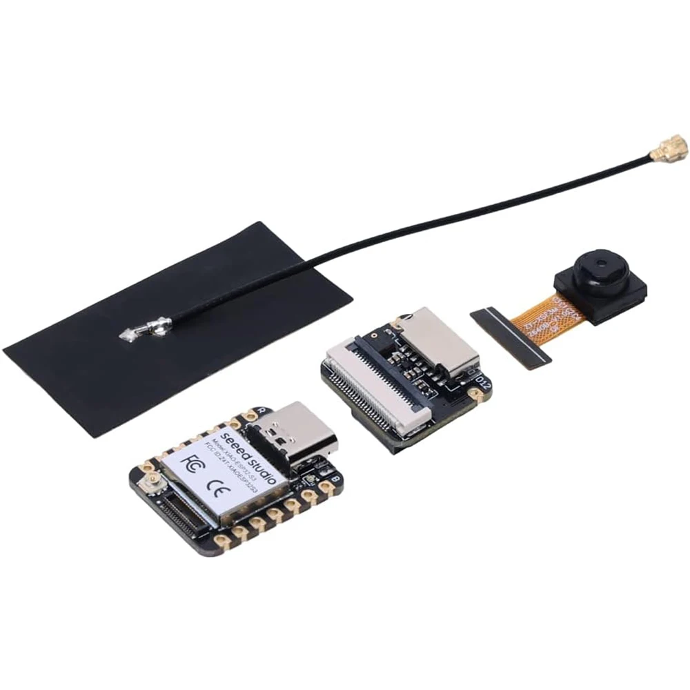 Seeed Studio XIAO ESP32 S3 Sense(Supports Arduino) - 2.4GHz Wi-Fi, BLE 5.0, OV2640 Camera Sensor, Digital Microphone, 8MB PSRAM,