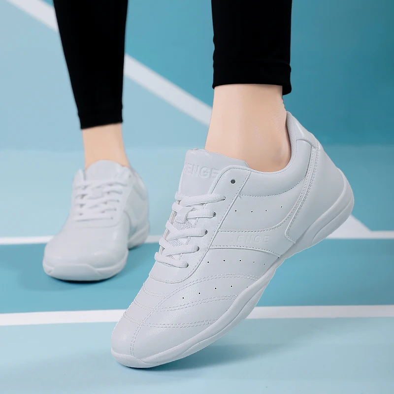 

Children's cheerleading shoes Competitive aerobics shoes Men's and women's fitness sports shoes Soft soled training competition