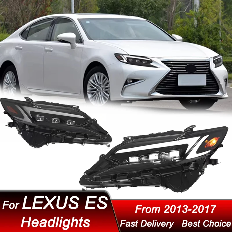 

Горячая новинка: Светодиодные фары для Lexus ES ES350 13-17, полностью светодиодные, в стиле 2025 года, с ДХО, комплект для модернизации, линза-проектор, аксессуары