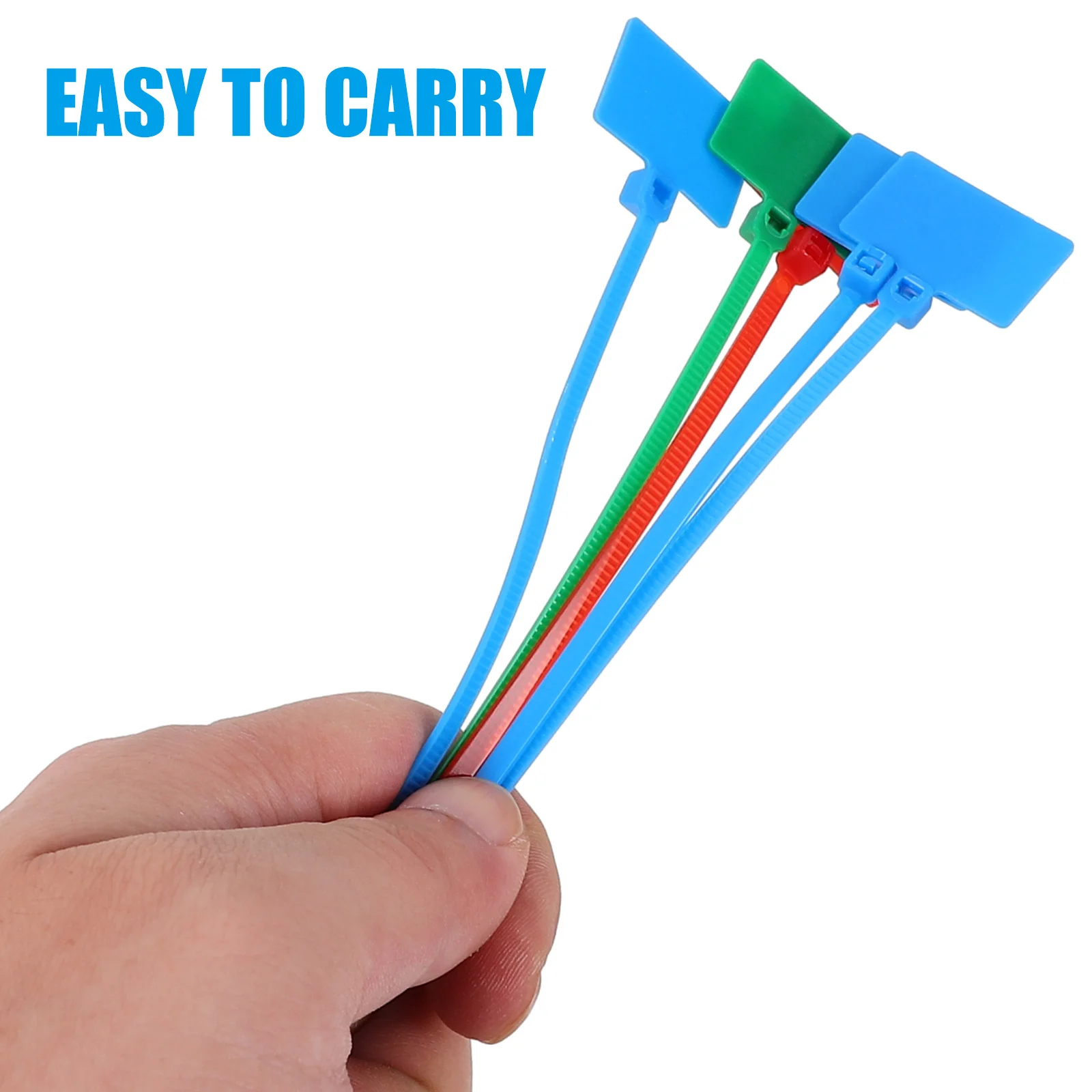 1 Set Of Nylon Cable Labels Self-Locking Wire Ties Flexible Cord Organizers For Electronics Cable Management With Color-Coded