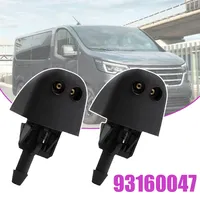 2PCS Car Front Windscreen Washer Jets Water Nozzles Spray 7700823915 For Renault Trafic II X83 Opel Vauxhall Vivaro Primastar