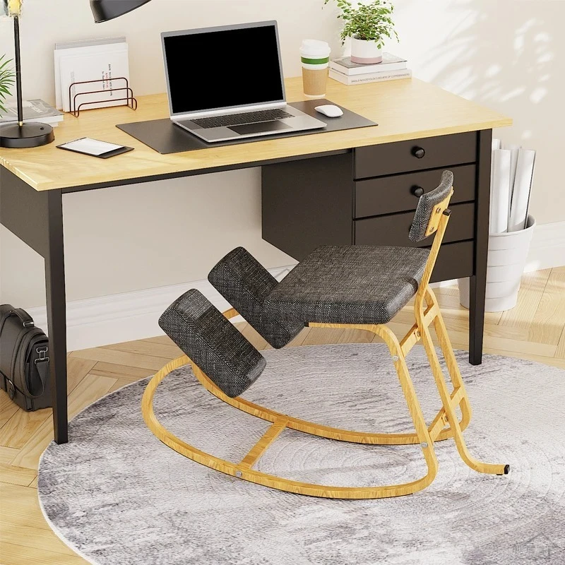 Kneeling Chair Ergonomic Posture Corrector Computer Rocking Seat for Adults Students Modern Posture Relief  Chair
