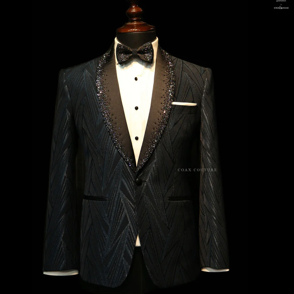 

Man Suit Set for Men Korean Style Jacket Top Groomsmen Best Men Business Professional Formal Small Suit Male