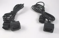 2 pcs high quality and fast shipping cable for Nintendo NES Controller Extension Cable Cord 6 Feet