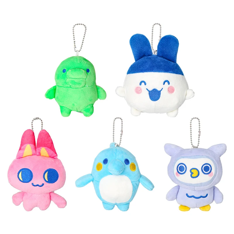 Tamagotchi chaud Anime Mametchi peluche poupée porte-clés Kawaii Mimitchi sac poupée pendentif Kuchipachi dessin animé poupée mignon Girly cadeau