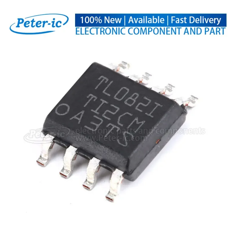 (5pcs)TL082IDR TL082ISOIC-8 3mV 3MHz 30pA SOIC-8 FET Input Amplifiers Available Peter-ic