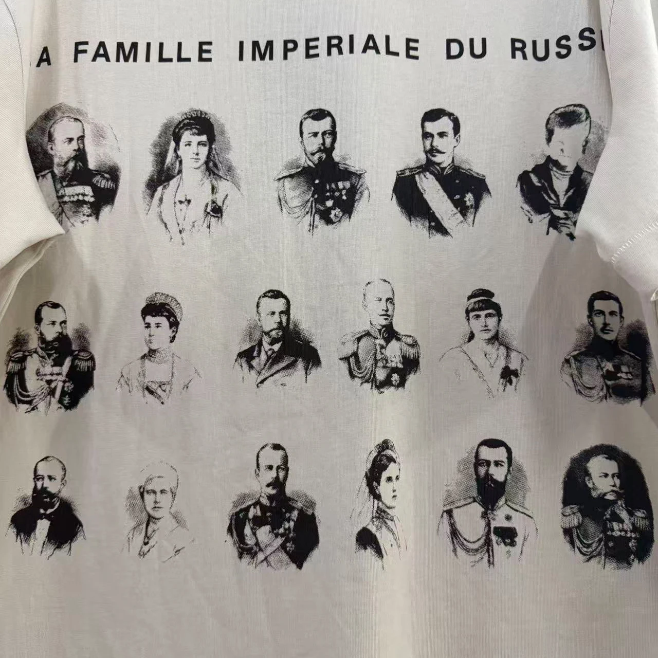 New Streetwear Clothing Tsarist Aesthetics Graphic T Shirts Hiphop Street Style Cotton Casual Vintage Short Sleeve Tees for Mens