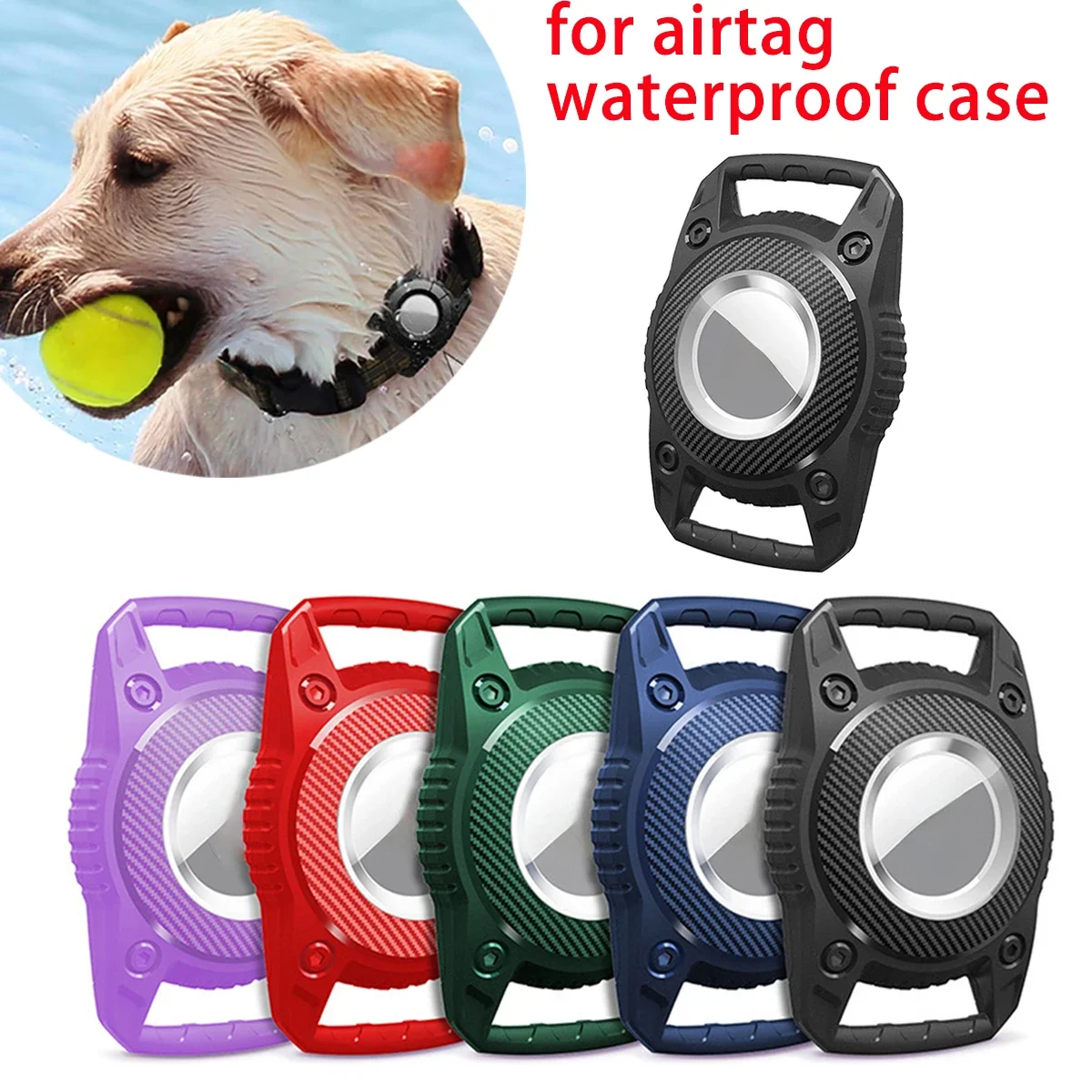 

Чехол для Apple, ошейник для собак и кошек, GPS-поиск, IP67, водонепроницаемый защитный чехол для Apple Air Tag, держатель отслеживания устройства с защитой от потери