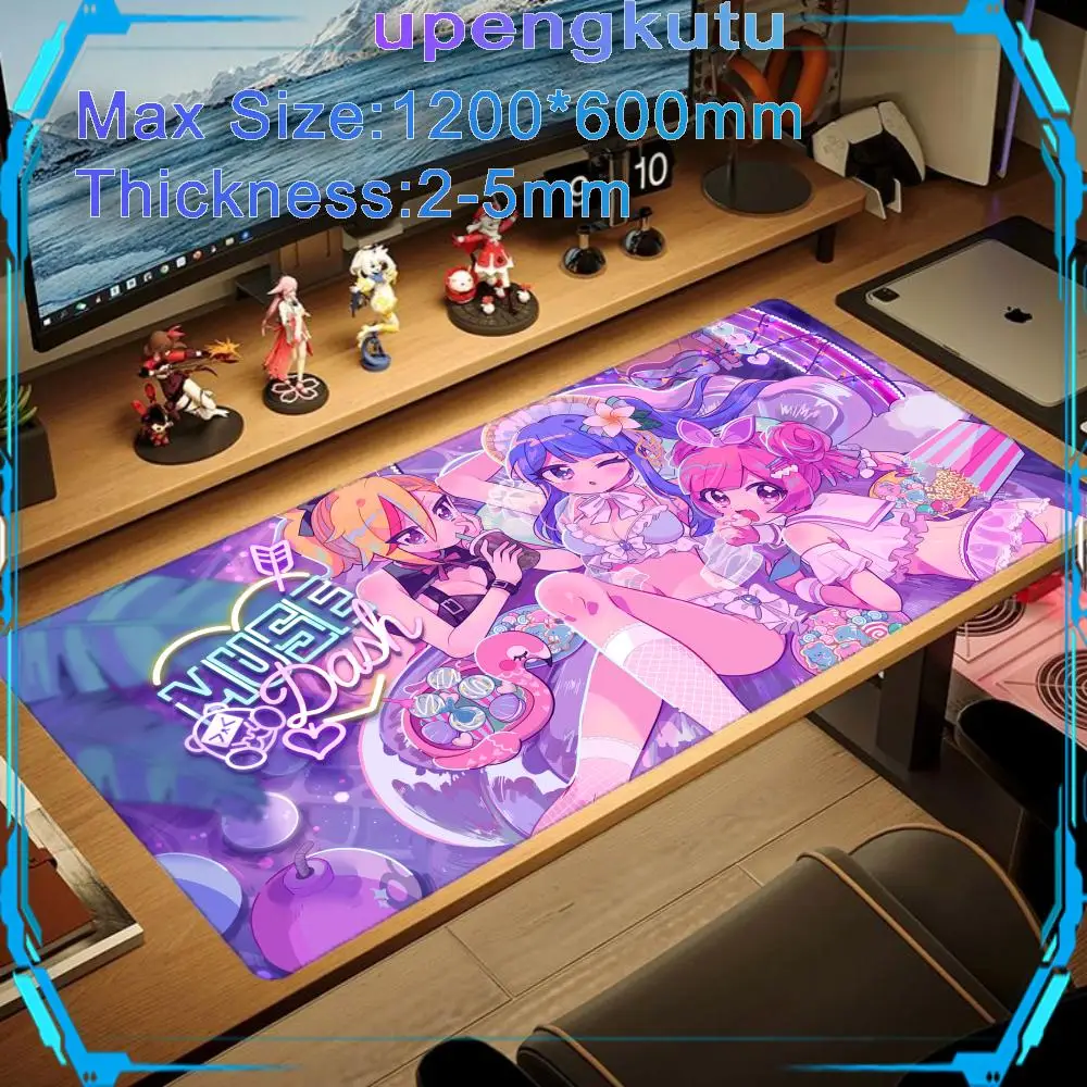 

pc setup accessories Gaming Mousepad M_muse_Dash Rubber Otaku Gamer Gaming mouse pads Gaming accessories