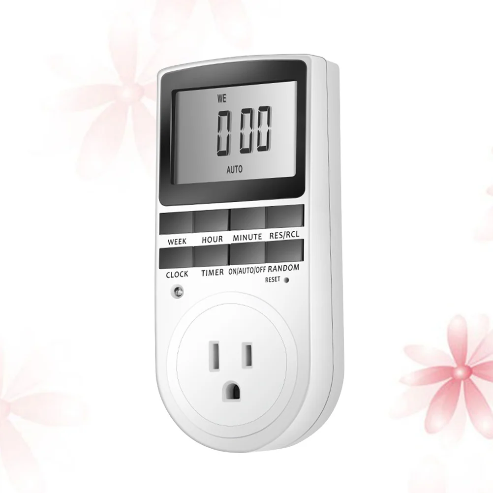 

French Type Digital Timer Socket Programmable Power Meter Electronic Outlet Socket Kitchen Plug Automatic on