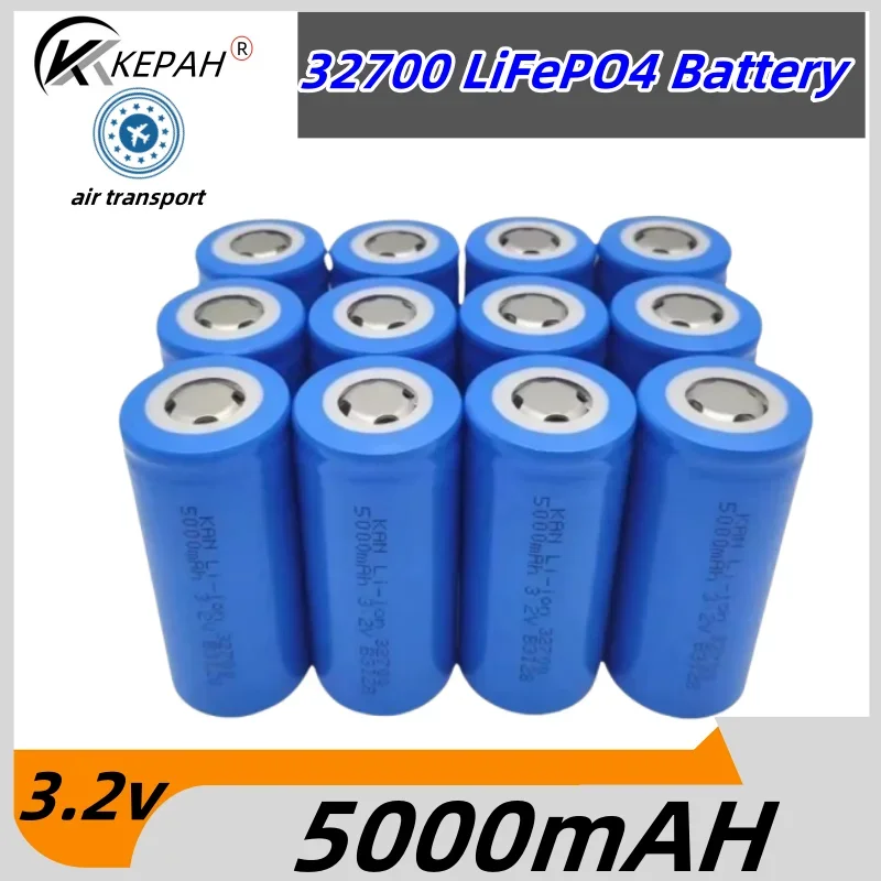 3.2V 32700 5000mAh LiFePO4 Battery 35A Continuous Discharge Maximum 55A High power battery battery lifepo4 3.2v Real Capacity