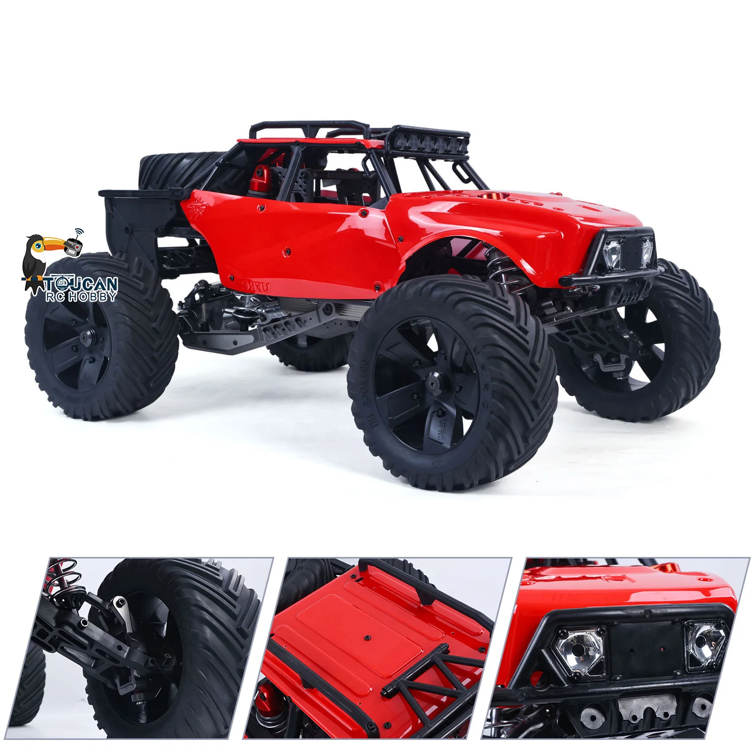 

Игрушки 1/5 RC Внедорожник GR1 Pro Комплект DIY Пульт дистанционного управления Rock Crawler Автомобиль Металлические приводные валы Пластиковый корпус Без электронной части