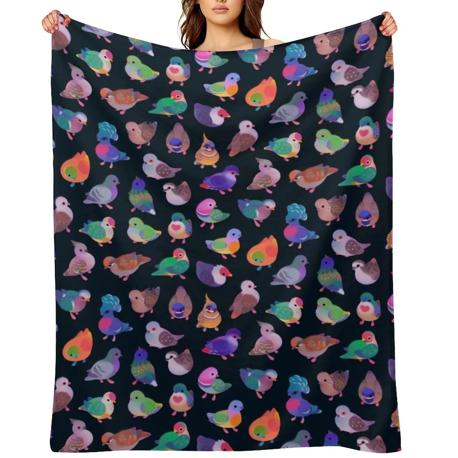 

Wild pigeon Throw Blanket Blankets For Sofas Designers Kid'S halloween Blankets