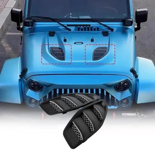 

Exterior Hood Vent Cover for 2007-2018 Wrangler JK JKU