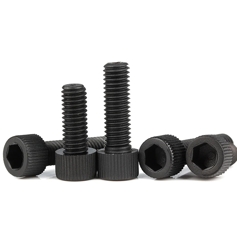 M4 M5 M6 M8 M10 M12 Black Nylon Hexagon Hex Socket Head Screw Bolt Plastic Screw Bolts for Electricity/ Heat Insulation USE