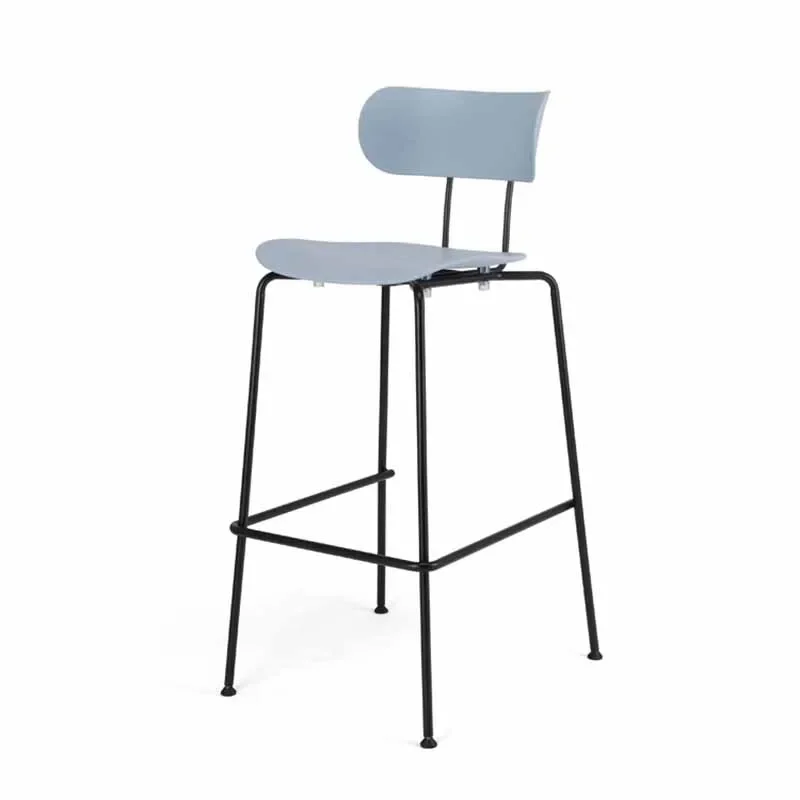 Office Nordic Minimalist High Living Room Bar Chair Barber Cafe Metal Salon Computer Chair Plastic Sillas Bar Furniture