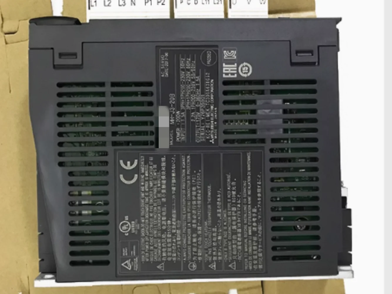 

MR-J3-20B MR-JE-20A for Servo drive power supply