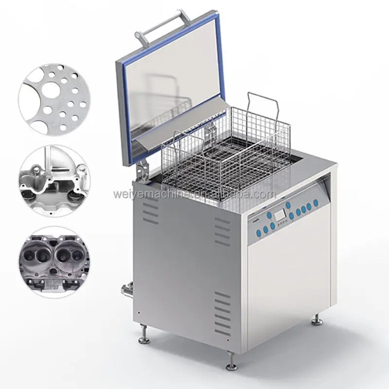 40khz 1800w Digital Semi-Auto Multi Tank Industrial Ultrasonic Cleaner Ultrasound Cleaning Machine