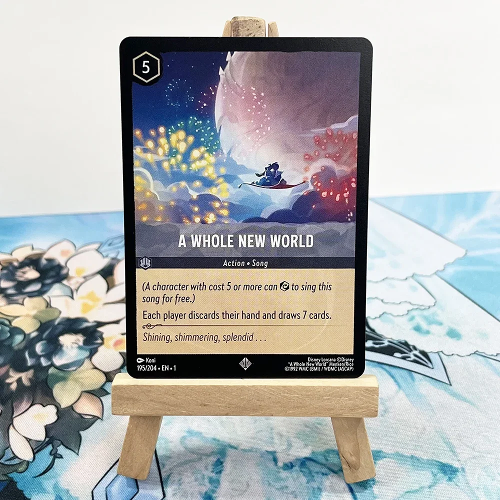 Lorcana Het Eerste Hoofdstuk Tcg Starter Deck Saffier & Stalen Rapunzel Opkomst Van De Vloedgeboren Reguliere Proxy Tcg Spelkaarten En
