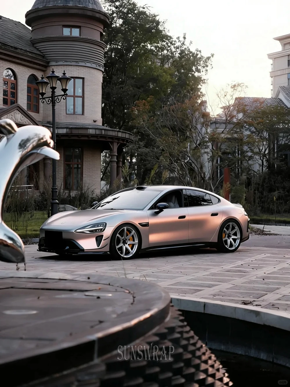 

Виниловая пленка для авто Tech Gray Orange Chameleon, антижелтеющая, для стайлинга автомобилей, ПЭТ, долговечная, для экстерьера