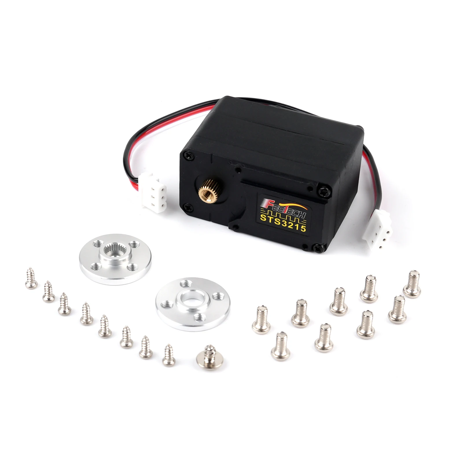 4PCS STS3215 19KG Dual Axis Servo 360 Degree Motor Compatible Brackets Servos Power Functions Parts for RC Car/Robot Robotic Toy