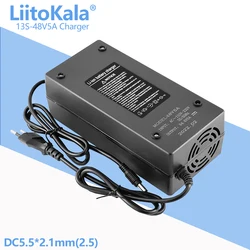 LiitoKala 48 v5a 12V/24V/36V/48V 6/7/10/13 serie 18650 caricabatteria al litio per caricabatterie intelligente 25.2V/29.4V/42V/54.6V 2A 3A