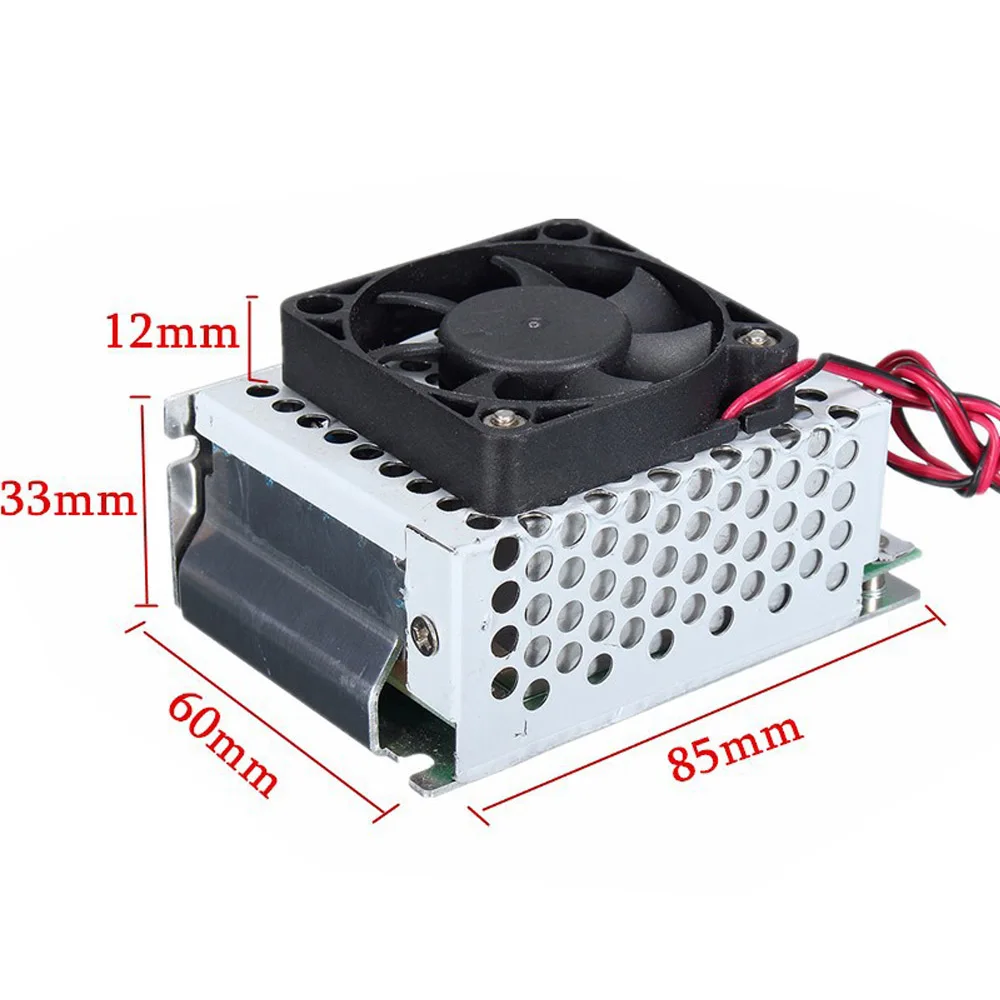 4000W Motor Speed Controller AC110V-220V High Power SCR Adjustable Control Dimming Dimmers Voltage Regulator Thermostat with Fan