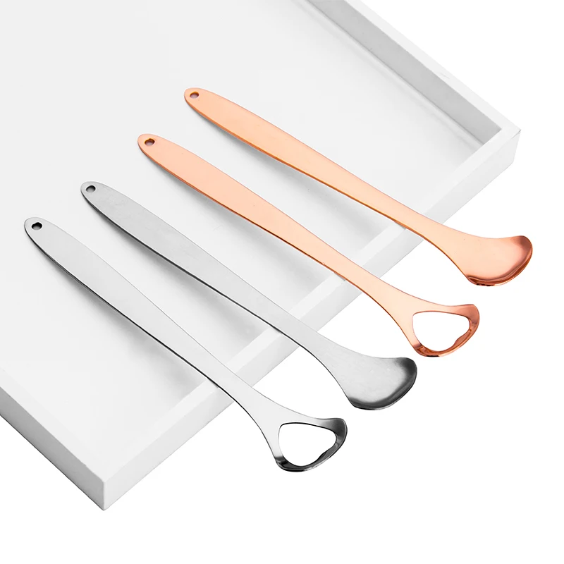 Stainless Steel Tongue Scraper Tongue Cleaner With Travel Handy Case Metal Brush Dental Oral Care Kit Fresh Breath Tool Adult