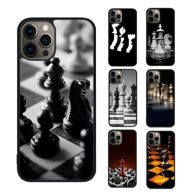 Chess Pieces Phone Case cover For iPhone SE2020 15 16 14 13 Pro Max Coque 12 11 Pro Max For Apple 8 PLUS 7 6S fundas