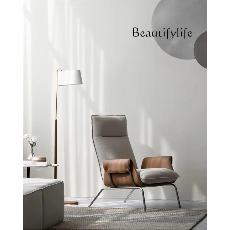 

Leisure chair designer single sofa light luxury living room sofa side chair household small apartment