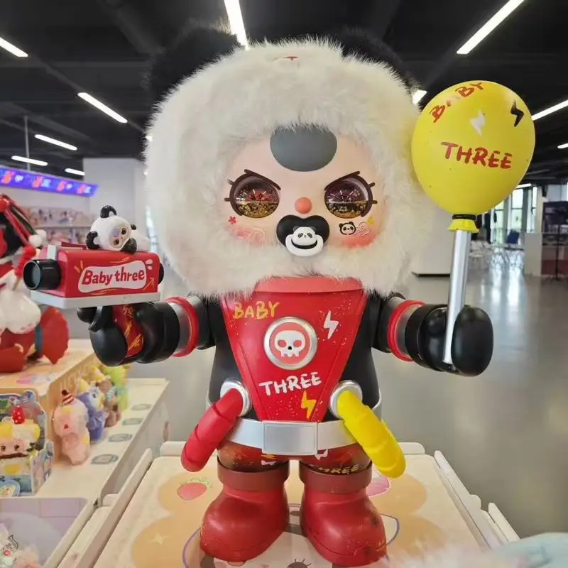 

Аутентичная детская плюшевая кукла Three Explorer 1000%, слепая коробка, модный игровой орнамент, подарок ручной работы, подарок на день рождения, Рождество, осень 2023 г.