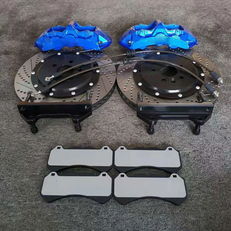 High quality Blue big 6 piston caliper with slotted rotor 380*34mm disc for bmw f15 x5