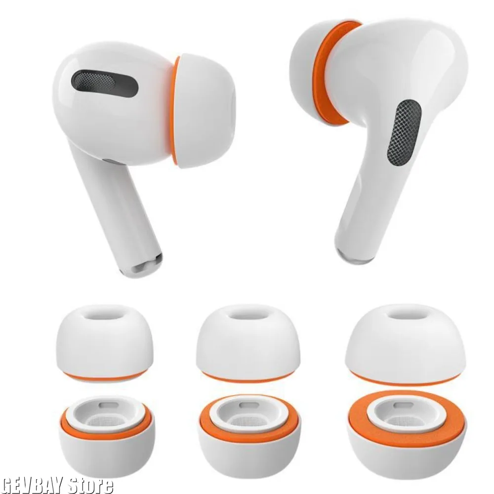 Embouts d'oreille en mousse à mémoire de forme pour AirPods Pro 1 2, embouts d'oreille, 3 paires de remplacement, éponge confortable