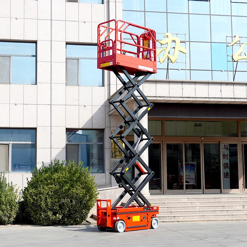 Hydraulic Scissor Lifting Platform, 7m Maximum Lifting Height CE Approved For Industrial Aerial Work
