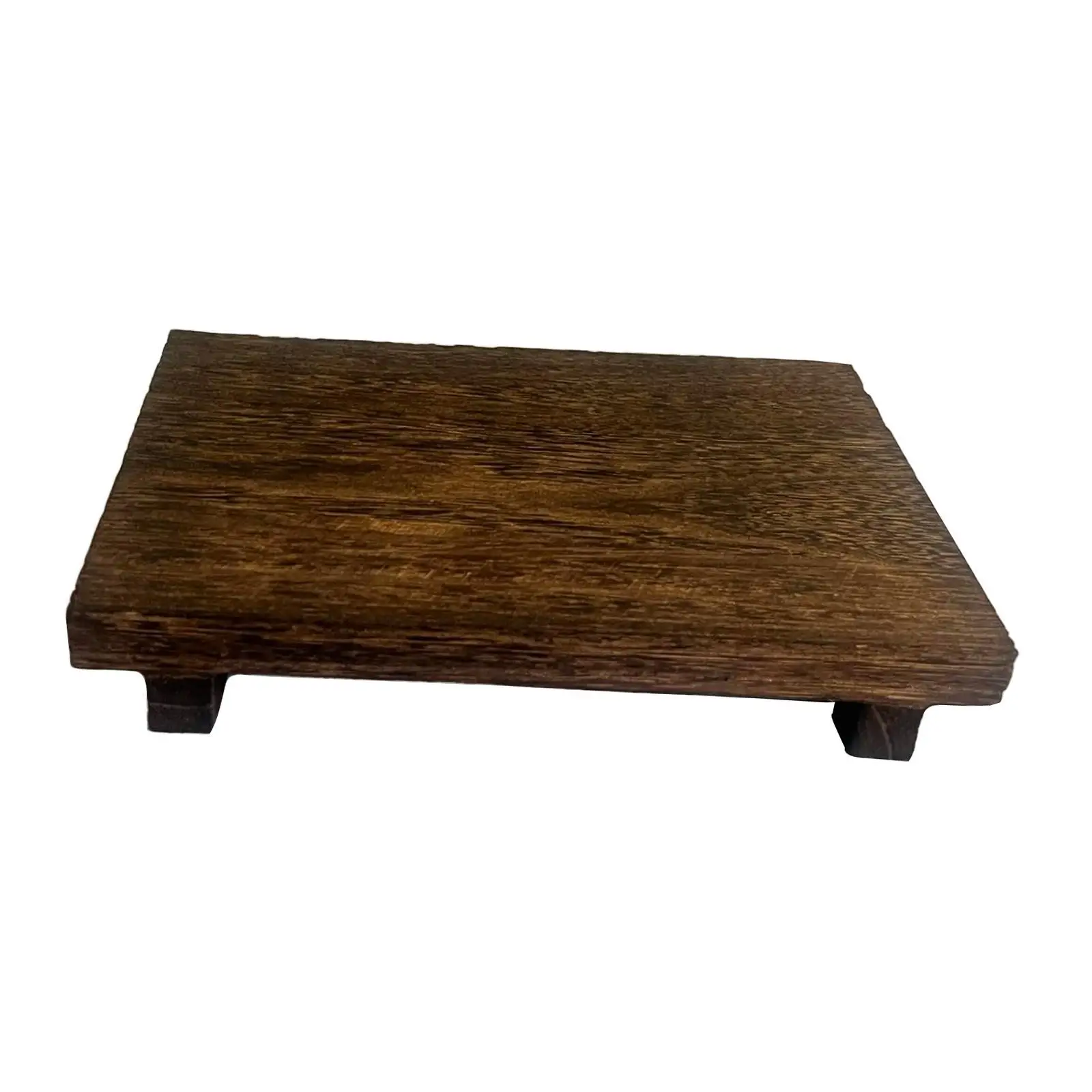 Wooden Stand Practical Decoration Wood Riser Soap Tray Soap Dish Holder for Vase Bathroom Jewelry Perfume Bottle Kitchen Counter
