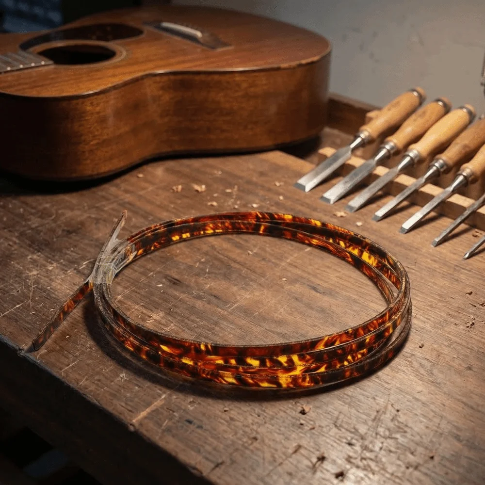 Ribete de Celuloide Arcoíris para Guitarra – Tiras Decorativas de Instalación Fácil - imagen 5