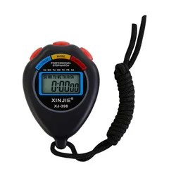 Portable Handheld Waterproof Digital LCD Stopwatch Chronograph High Precision Professional Sports Training Stopwatch Timer