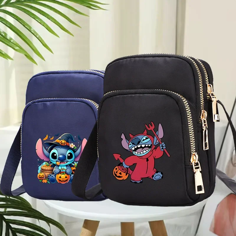 Cartoon Disney Lilo Stitch New Women’s Bag Shopping Bag Causal Women Shoulder Bag Travel Women’s Hangbag Halloween Ladies Bags