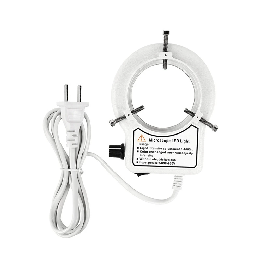 ABNM 調整可能な LED リングランプ照明ランプ業界産業ステレオビデオカメラ三眼顕微鏡レンズ耐久性のある米国