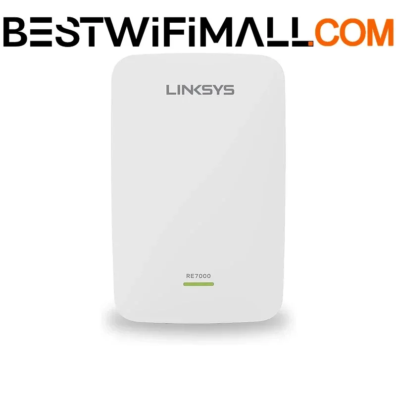 

LINKSYS RE7000 Range Extender Max-Stream AC1900+ Wi-Fi Extender 802.11AC MU-MIMO, 2500 Sq.Ft Easy Setup