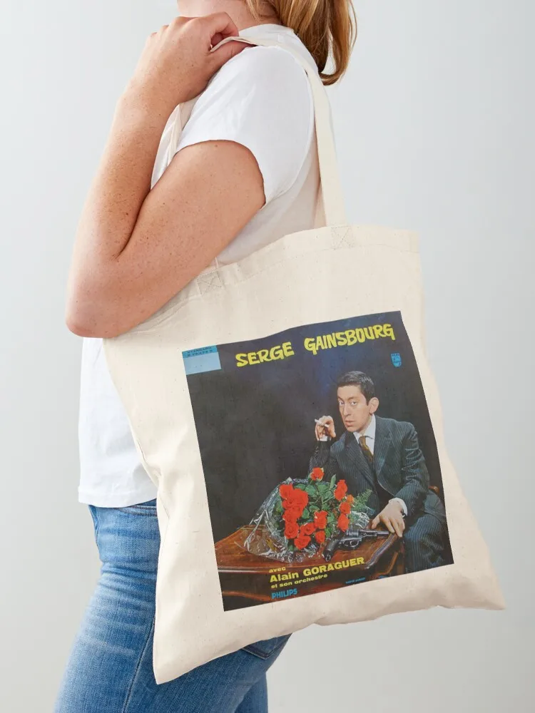 

Serge Gainsbourg classique Tote female shopping Canvas Tote cloth bag woman shopping bags foldable Tote Bag bags men
