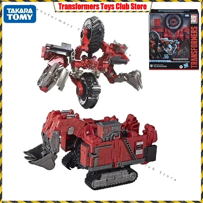 In Stock Takara Tomy Transformers Revenge Of The Fallen Studio Series SS55 Constructicon Scavenger Leader Class Action Figures