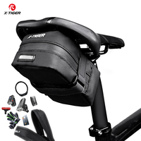 X-TIGER Bicycle Saddle Bag Mini Portable Tail Bag MTB Mountain Road Bike BagStorage Reflective Cycling Accessorie